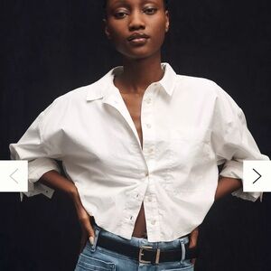 Anthropologie Pilcro bubble hem button down, NWT